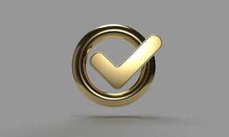 Checkmark true golden yellow color icon object business answer success element voting good approve circle quality cross box list honesty confirmation validation service right agreement yes accept photo