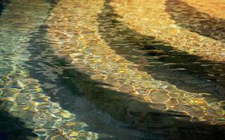 steps to the pool under water photo