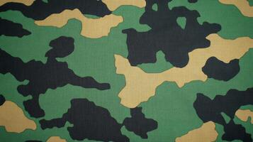 This vibrant fabric showcases a dynamic camouflage pattern, ideal for creative projects photo