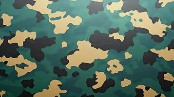 The vibrant camouflage pattern combines deep greens and earthy browns for a unique look photo