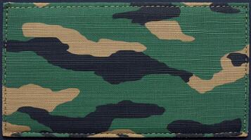 A unique camouflage wallet made of durable fabric, ideal for outdoor enthusiasts and fashion lovers photo
