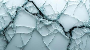 Delicate shards of ice create a mesmerizing pattern, catching the morning light beautifully photo