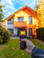 Discover and delve into various thermal imaging techniques that are specifically designed for evaluating energy efficiency and identifying heat loss in residential buildings effectively photo