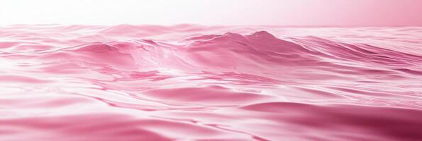 This serene and beautiful digital artwork captures gentle water waves in a soft pink hue, effectively creating an abstract, calming, and peaceful atmosphere for viewers to enjoy and relax in photo