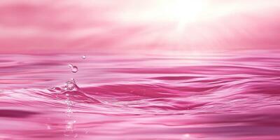 This is a digitally altered image that beautifully showcases tranquil water in soft pink tones, making it ideal for use as serene backgrounds or in soothing, calming designs for various projects photo