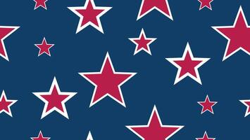 red star shape pattern on blue background vector