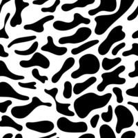 Black Leopard print pattern background. vector