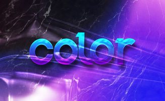 Gradient Color Text Effect psd