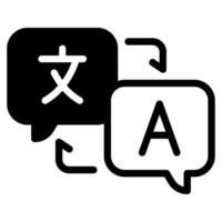 Translation icon for web, app, infographic, etc vector