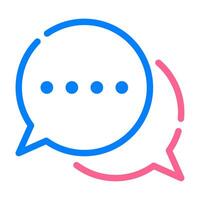 Conversation icon for web, app, infographic, etc vector