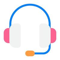Headset icon for web, app, infographic, etc vector
