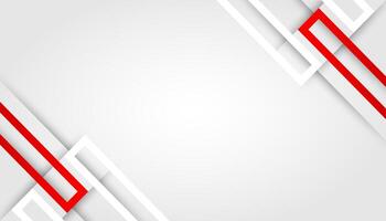 Red white modern abstract background design vector