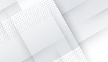 abstract white background with geometric shapes vector