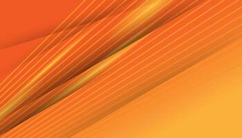 Abstract orange background with diagonal lines vector