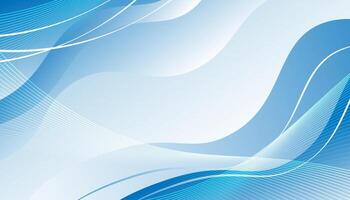 Abstract Blue and white wave background vector