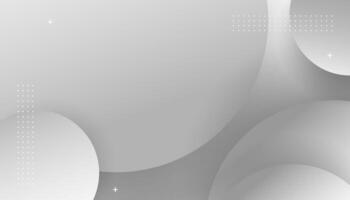 Abstract white and grey Circular Background vector