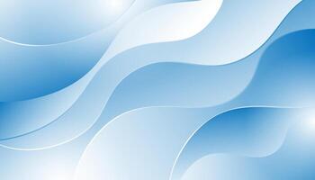 Abstract blue color wave background vector