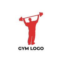 Logo Modern Gym Perfect for a Mission-Driven Brand, reflects the strength of identity with the concept of lifting a barbell vector
