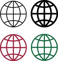Website icons illustration with white background vector
