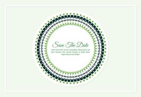 Colorful invitation background style ornamental pattern vector