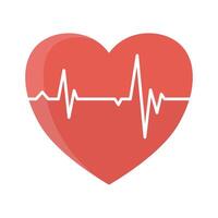 heartbeat cardio isolated icon illustration design, designed for web and app vector