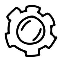 Doodle Icon of Crogweel for Setting vector