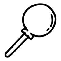 Doodle icon of lillipop candy vector