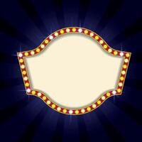 Cinema with sparking color vector