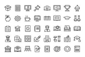University course Icon Unlocks Future Potential vector