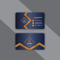 Simple business card design vector