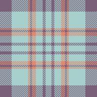 Funky plaid tartan check, silky background pattern seamless. Daisy textile fabric texture in light and pastel colors. vector