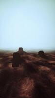 Group of Rocks in Desert video
