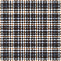 Veil check tartan , quality pattern plaid fabric. Good seamless textile texture background in dark and white colors. vector