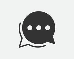 Talk bubble speech icon. Blank empty bubbles design elements. Chat on line symbol template. Dialogue balloon sticker silhouette. vector