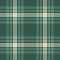 Plaid seamless pattern in green. Check fabric texture. textile print. vector