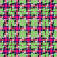 Perfect texture pattern check, nostalgia tartan seamless . Straight textile fabric background plaid in green and bright colors. vector