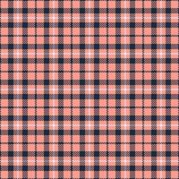 Famous tartan check textile, simple seamless pattern. Micro plaid texture fabric background in red and dark colors. vector