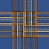 Plaid check pattern. Seamless fabric texture. Tartan textile print. vector