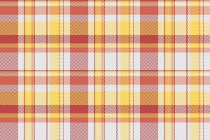 Show background pattern tartan, room plaid fabric seamless. Beige check textile texture in red and sterling silver colors. vector