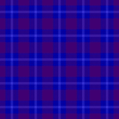 Sewing check background, grunge seamless plaid textile. Home tartan texture fabric pattern in blue and violet colors.