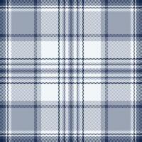 Attire tartan background pattern, stitch check plaid. Direct fabric texture seamless textile in pastel and white colors. vector