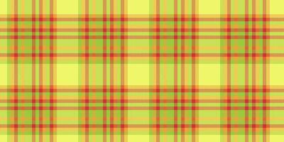 Tee check pattern background, girly texture textile tartan. Romance fabric plaid seamless in green and lime colors. vector