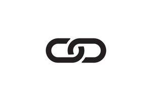 Chain link icon. Connection sign illustration. Linked interface design. vector