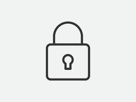 Close icon sign. Cancel symbol padlock web design. Error, denied, avoid or wrong data button. vector