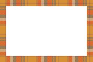Vintage frame . Scottish border pattern retro style. Tartan plaid ornament. vector