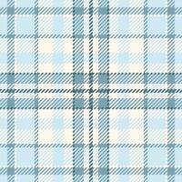 Masculine texture textile plaid, manufacture pattern seamless. Festival check tartan fabric background in light and sea shell colors. vector