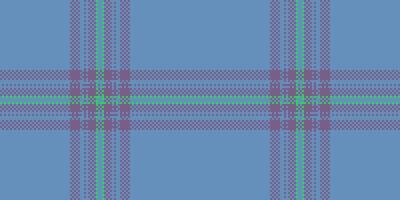 Checker pattern textile texture, empty check seamless . Layout background fabric tartan plaid in blue and pastel colors. vector
