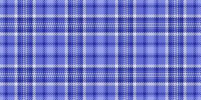 Layout tartan seamless plaid, window background pattern fabric. Overlayed textile texture check in blue and light colors. vector