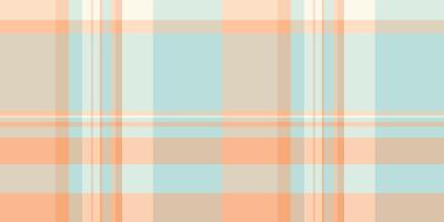 Tough texture tartan, group check pattern background. Stripped seamless fabric plaid textile in light and orange colors. vector