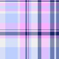 Linear pattern background check, soft seamless tartan plaid. British fabric textile texture in light and blue colors. vector